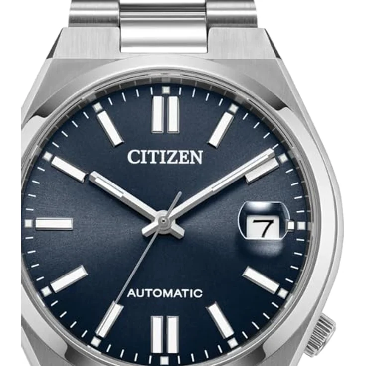 Citizen NJ0200-50M Tsuyosa Herrenuhr, Automatikwerk mit blauem Zifferblatt, Edelstahlgehäuse 37 mm, 5 ATM wasserdicht – Bild 2