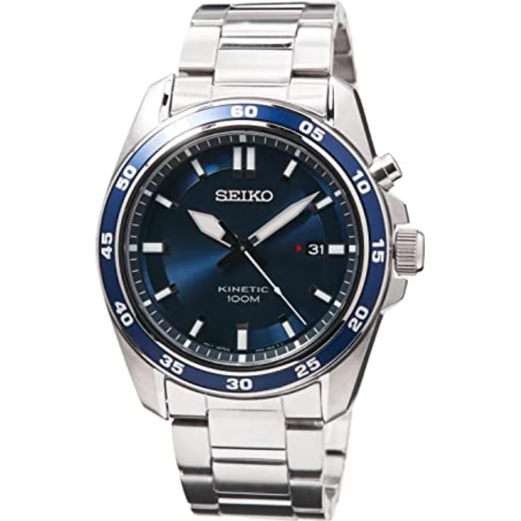 Seiko Herren-Uhr Kinetik Edelstahl mit Edelstahlband SKA783P1 - Preisvergleich – Bild 1
