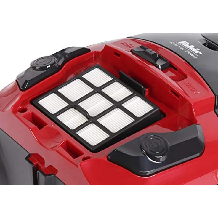 Fakir 3843003 Red Vac Power Bodenstaubsauger, mit Beutel 700 Watt, rot schwarz – Bild 5