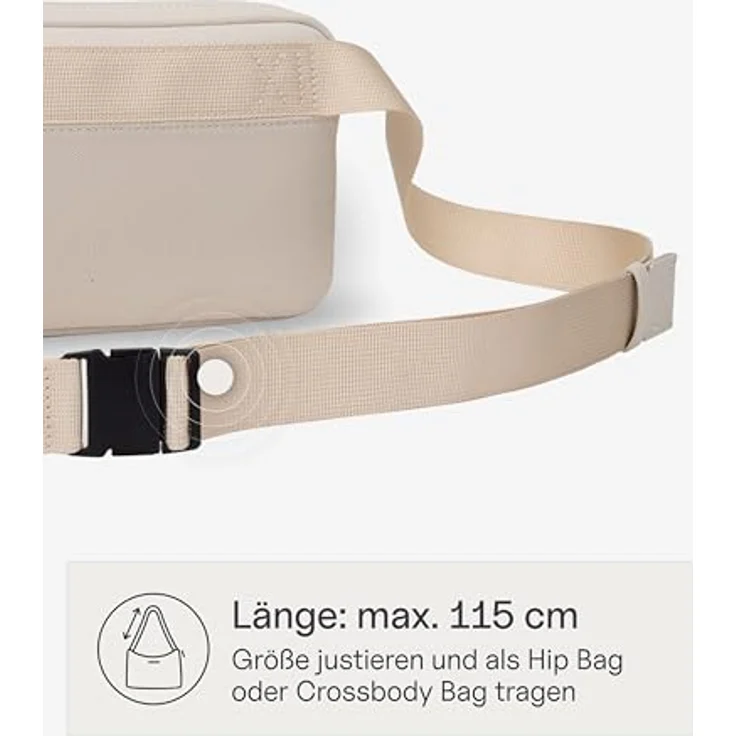 Kapten & Son Bergen Gürteltasche, 22 cm, 100% Polyurethan, gelb – Bild 3
