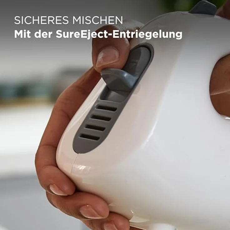 Kenwood JE 600 Handmixer, 650 Watt, Kunststoff, Turbotaste, weiß – Bild 4