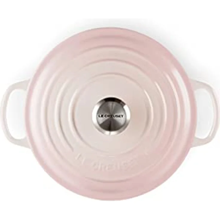 Le Creuset Signature Gusseisen Bräter, rund, 20cm, Shell Pink (21177207774430) – Bild 4