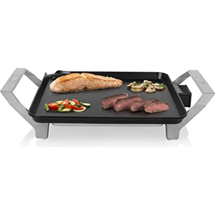 Princess 103090 Table Chef Premium Compact, Quadratische Teppanyaki-Mini-Grillplatte, für bis zu 2 Personen, hohe Leistung von 1500 Watt, Schwarz – Bild 5