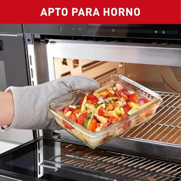 Tefal Aufbewahrungsbox N1041210, MSEAL GLASS NEW RE 3,0 L TEF1, auslaufsicher, 100% Ofenfest, Borosilikatglas, Deutschland, 30 Jahre Garantie – Bild 2