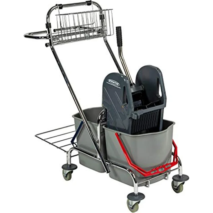 SPRiNTUS Doppelfahreimer Chrom PRO 2 x 17 Liter 301081 – Bild 2