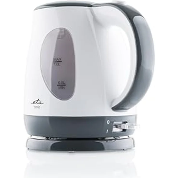 ETA Wasserkocher I Sofie I 2200 W I 1 Liter I 360° Sockel I Verdecktes Heizelement I STRIX-Kontaktsystem I Filtersieb I Automatische Abschaltung I Weiß – Bild 3