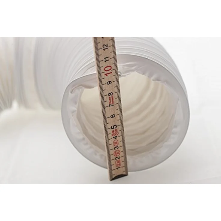 Abluftschlauch PVC flexibel Ø 100 - 102 mm, 6 m z.B. für Klimaanlagen, Wäschetrockner, Abzugshaube – Bild 4