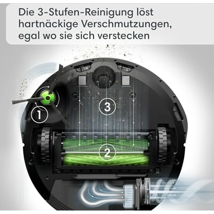 iRobot Roomba j9, Staubsauger Roboter, Bronze, Schwarz - Stärkster Saugroboter für groeßere Haushalte mit Haustierfunktionen – Bild 7