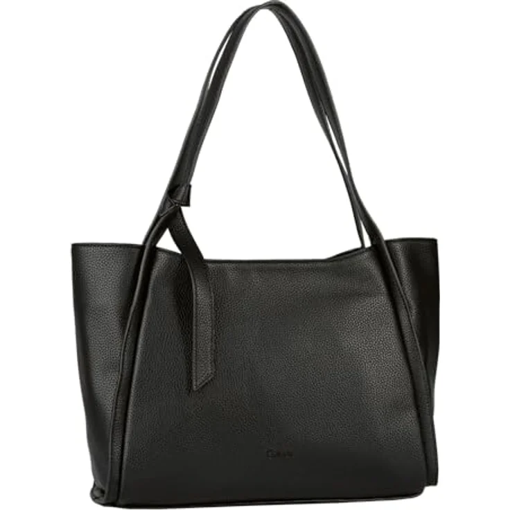 Gabor Laci Shopper Tasche, 38,5 cm, Schwarz, aus hochwertigem Polyurethan mit praktischen Innentaschen und Reißverschluss – Bild 1