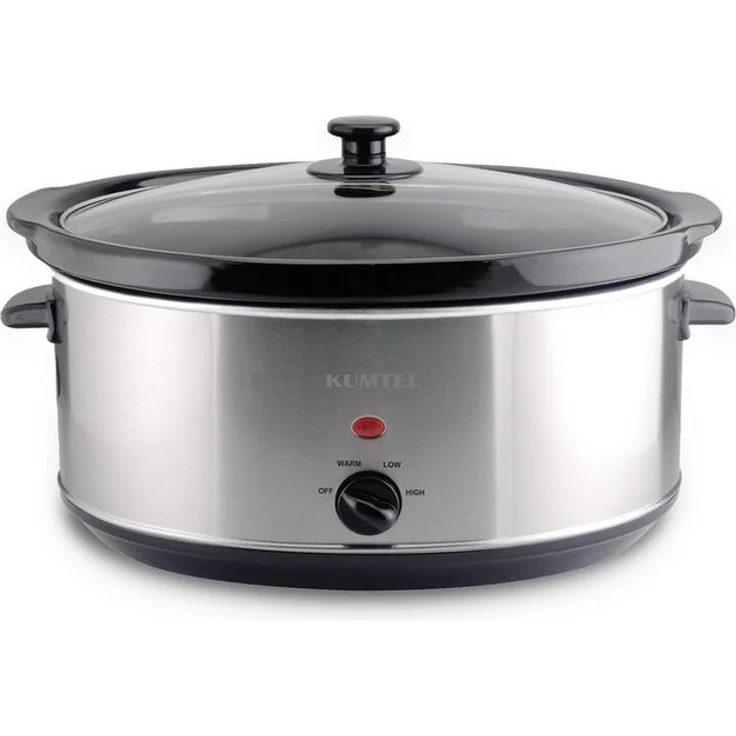 Opviq Multikocher, 320 W, 3 Temperaturstufen, Keramikeinsatz, schwarz, Edelstahlgehäuse