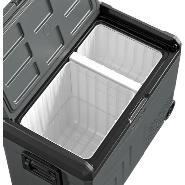 Yolco TCX60 Carbon, tragbarer Kompressor-Kühlschrank mit 60 Litern Volumen, leise mit max. 45 dB, effizient mit 60 Watt – Bild 8