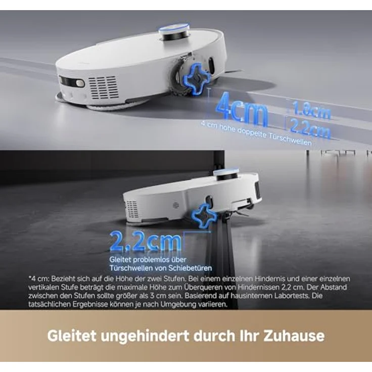 Dreame Wischroboter L50 Pro Ultra, 600 W, 19500Pa Saugkraft, Vollautomatische Basisstation, Reinigung bei 75° C – Bild 6