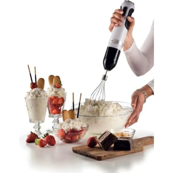 Ariete 0602/01 0,7 l Pürierstab 1000 W Weiß, leistungsstarker Stabmixer mit Edelstahlmesser – Bild 3