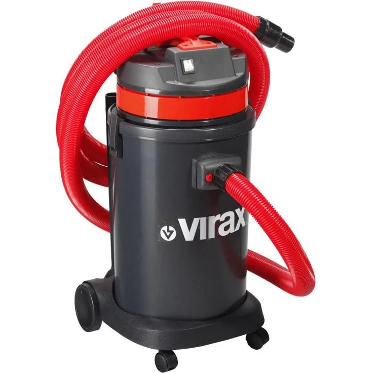 Virax Nass- und Trockensauger 30L 50157, leistungsstarker Sauger für Kernbohrer mit umfassendem Zubehör