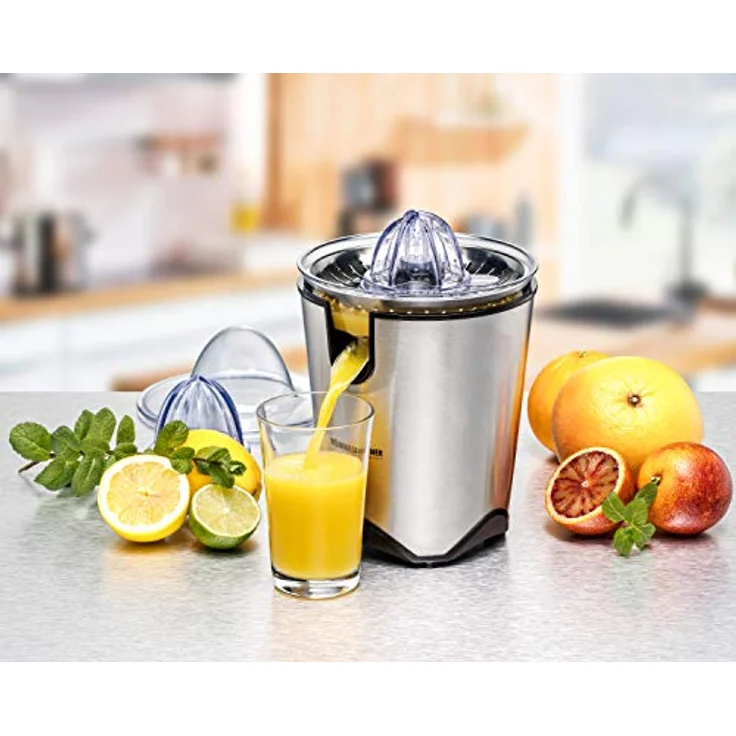 Rommelsbacher ZP 60-E Elektrische Zitruspresse, 100, Edelstahl – Bild 3