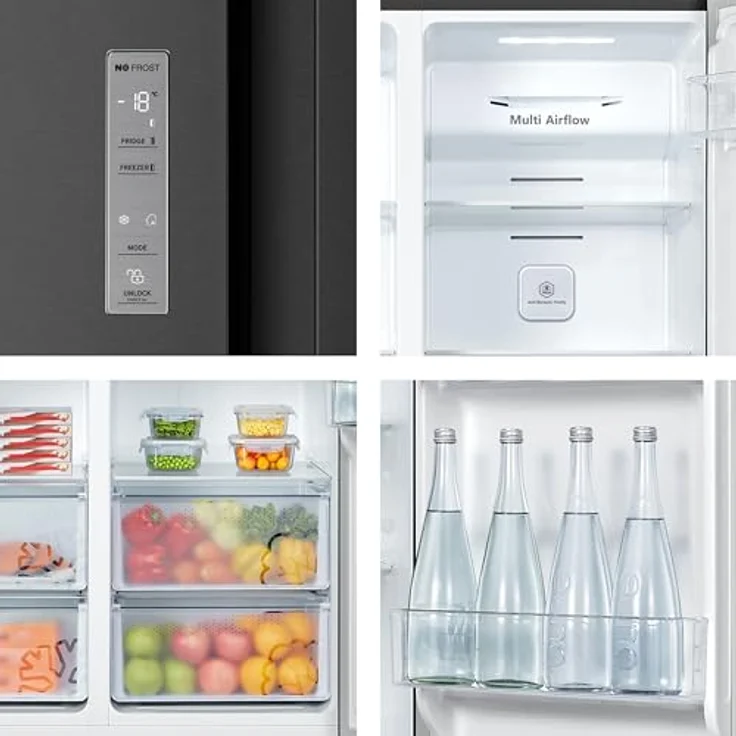 Hisense RS677N4AFC 20011476 Side-by-Side-Kühlschrank, freistehend, Energieklasse C – Bild 5