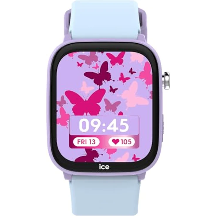 ICE-WATCH Ice smart junior 3.0 FM Purple Soft Blue, geolokalisierbare Uhr für Mädchen mit Silikonarmband, wasserdicht IP68, 1.75 Zoll – Bild 1
