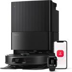 Roborock Saugroboter QV 35A, Upgrade mit Wischfunktion, 8000 Pa Saugkraft, PreciSense LiDAR-Navigation, Reactive Tech-Hindernisvermeidung, Anti-Verfilzungs-Seitenbürste