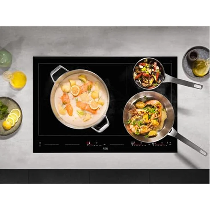 AEG TABLE INDUCTION IKE86683FB, Schwarz 80 cm Eingebaut – Bild 3