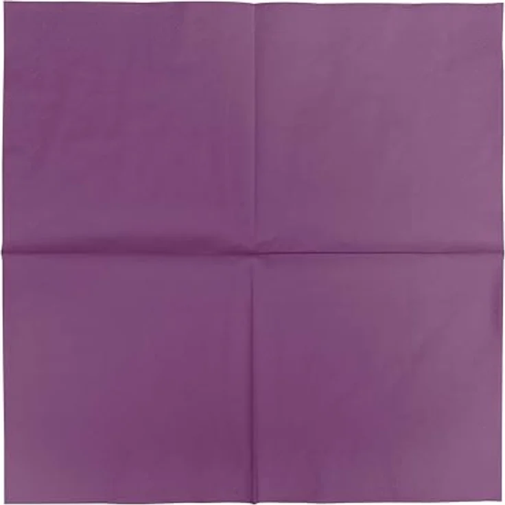 HEKU 100 einfarbige Servietten, 3-lagig, 33x33cm, lila, hoch saugfähig, praktische 5er-Packung für Veranstaltungen & Gastronomie – Bild 4