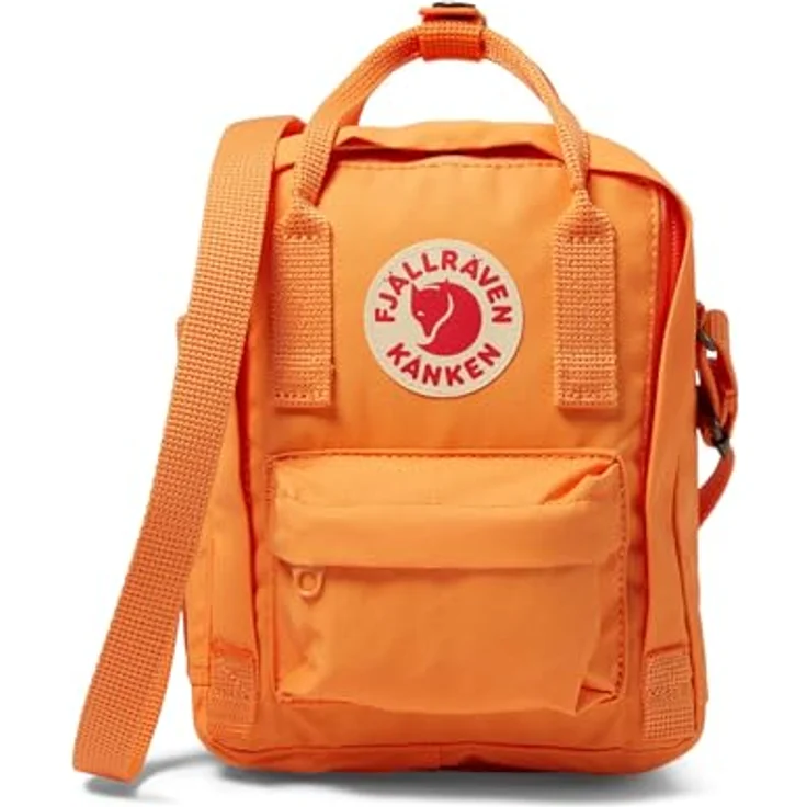 Fjällräven Kånken Sling Umhängetasche, Tabletfach, Nylon, 15x11x20 cm, orange – Bild 1