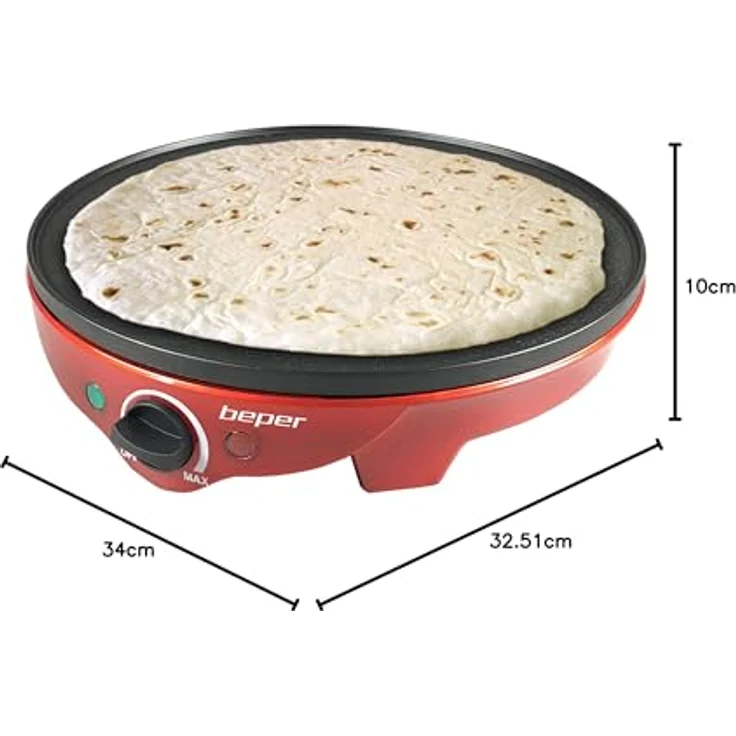 Beper BT. 700Y Elektrischer Crêpe-Maker – Bild 15