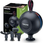 Beurer MG 101 Massagegerät, ergonomisches Design mit 5 Intensitätsstufen und 5 Massageaufsätzen