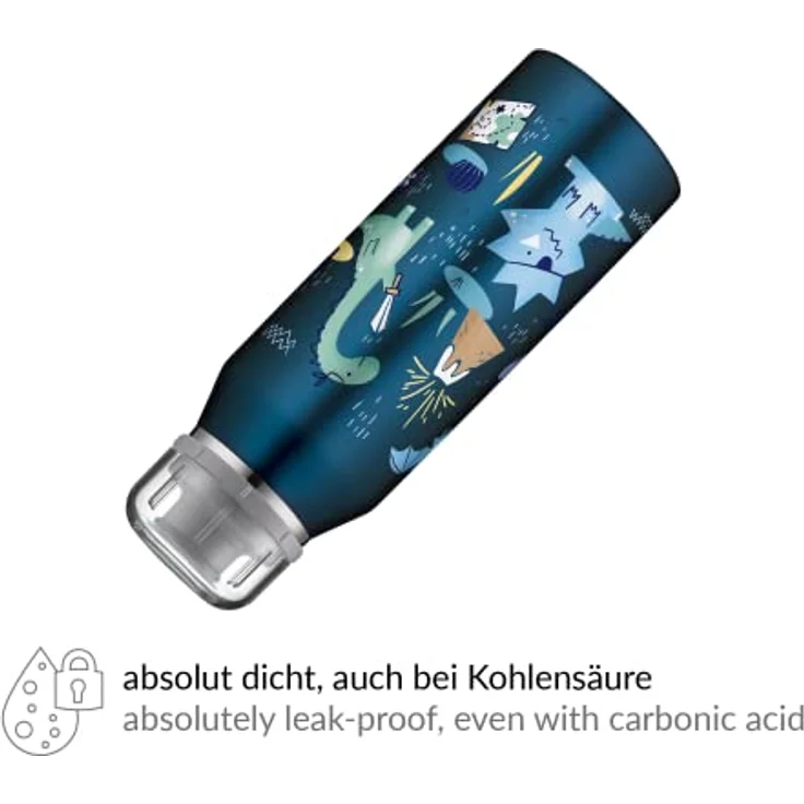 alfi isoBottle Isolier-Trinkflasche, Edelstahl, Blau, 350ml – Bild 4