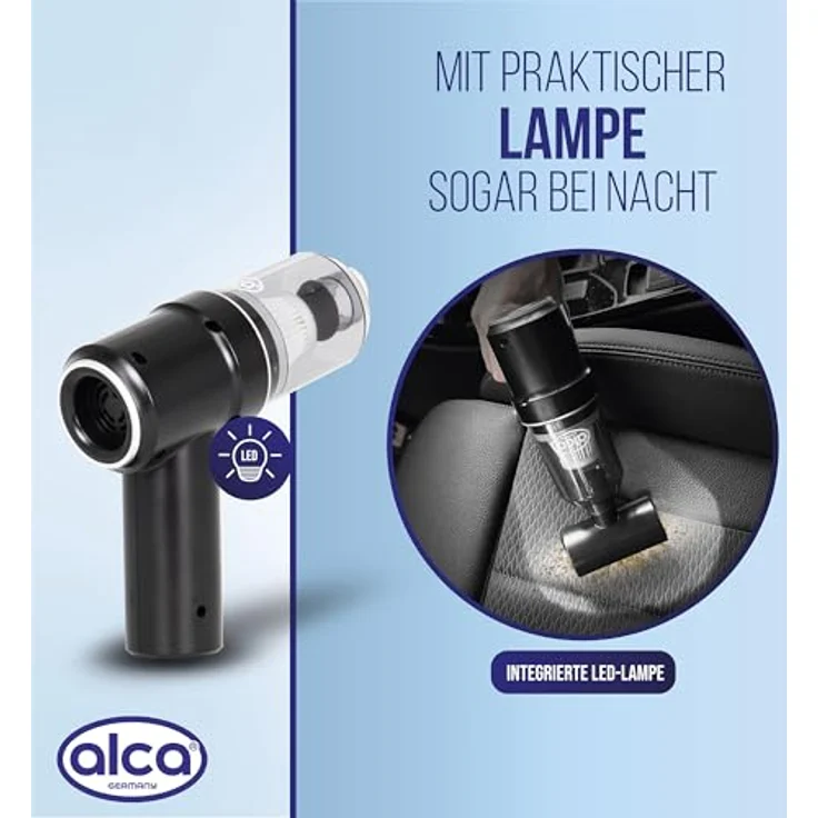 alca Handstaubsauger Akku Handstaubsauger 50W Mini Staubsauger kabellos Gebläsefunktion, 50 W, inkl. Baumwollbeutel – Bild 5