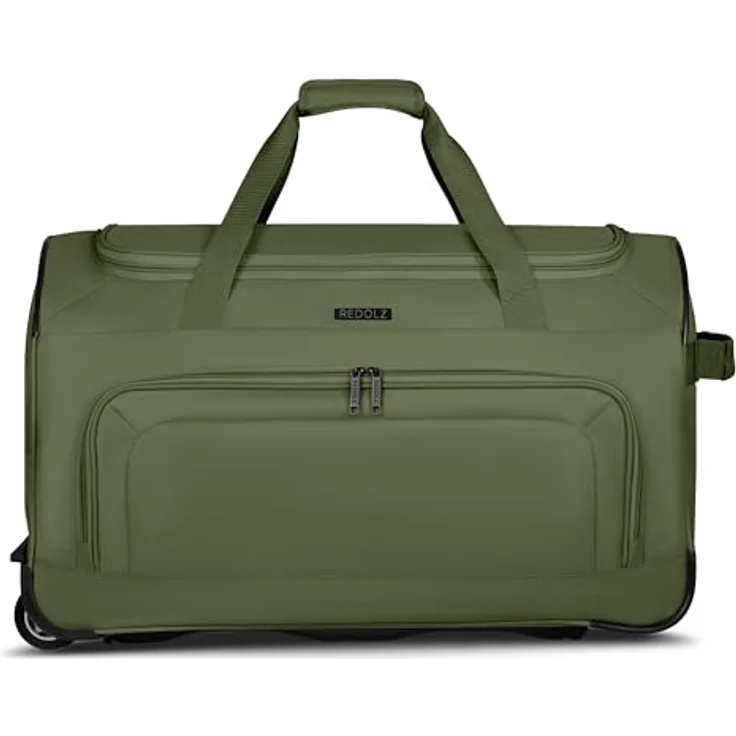 Redolz Duffle Essentials 2 Rollen Reisetasche, 37 cm, Grün, 80 l, arretierbarer Griff und robuste Polyesterbauweise – Bild 3