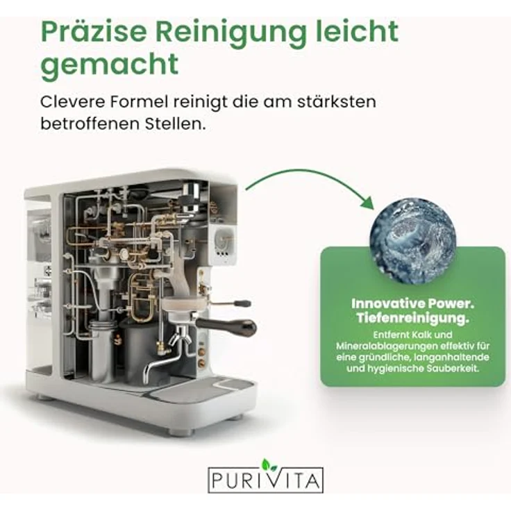 Purivita PURIVITA® Universal Entkalker Kaffeevollautomat, 3x750ML flüssig, für alle Kaffeeautomaten mit Farbindikator – Bild 4