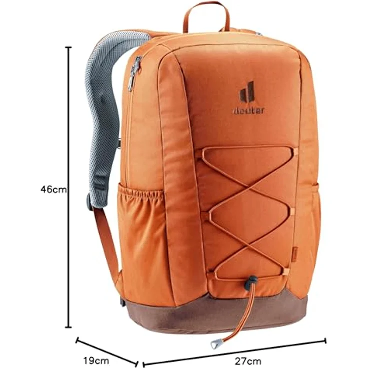 Deuter Gogo, Freizeitrucksack mit Airstripes Rückensystem, chestnut-umbra, 100% recyceltes Material – Bild 10
