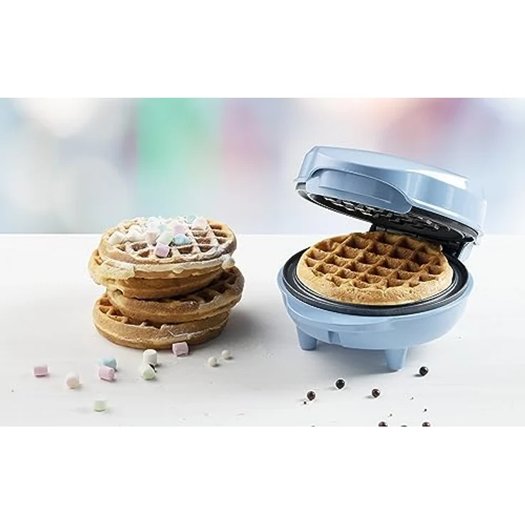 Bestron AMW500B Waffeleisen, Plastic, Blau – Bild 1