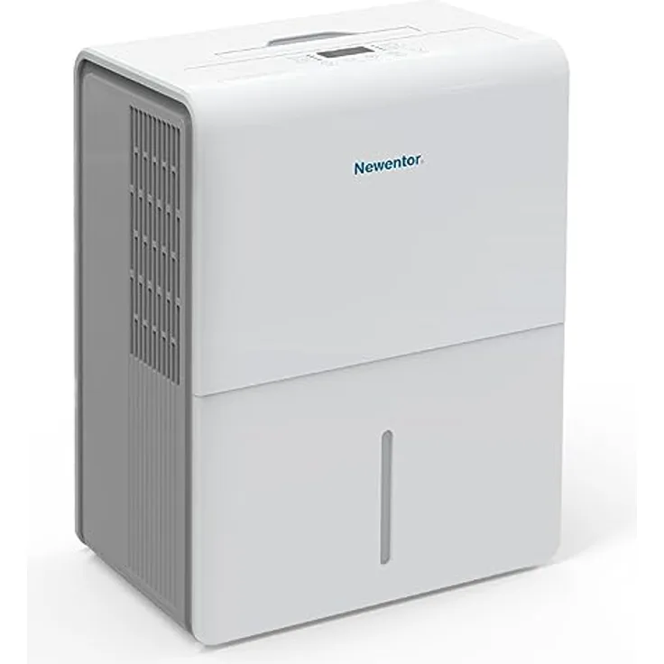 Newentor Luftentfeuchter 25L/24h, für 215m³/80m² Räume, 3-fach Geräuschreduktion, stromsparender Chip, 10 Jahre Garantie