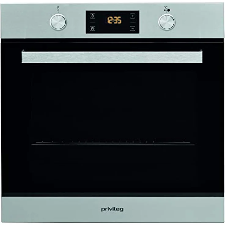 Privileg PBWR6 OH5V IN Einbau-Backofen, 71 L/Hydrolyse-Reinigung/7 Funktionen/Edelstahl/Turn&Go/Click&Clean/Versenkbare Bedienknebel – Bild 1