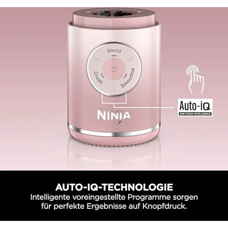 Ninja Frullatore Portatile Blast Max, Tragbarer Standmixer mit 570 ml Mixbecher, Pink, Wiederaufladbares Akkusystem, Auslaufsicheres Design – Bild 11