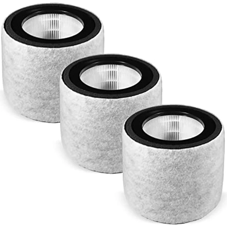 Comedes Ersatzfilter für Leitz TruSens Z-2000, 3er Set mit HEPA- und Aktivkohlefilter, gegen Pollen und Hausstaub – Bild 1
