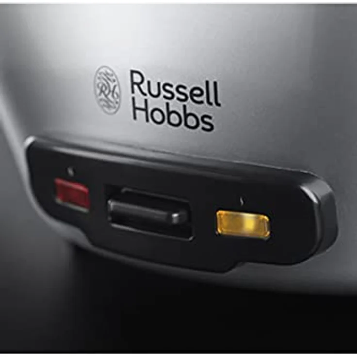 Russell Hobbs Reiskocher Maxi 2,5l inkl. Dampfgarer-Einsatz Warmhaltefunktion, antihaftbeschichteter Gartopf, Reislöffel & Messbecher Schongarer für Gemüse & Fisch, MaxiCook 23570-56 – Bild 3