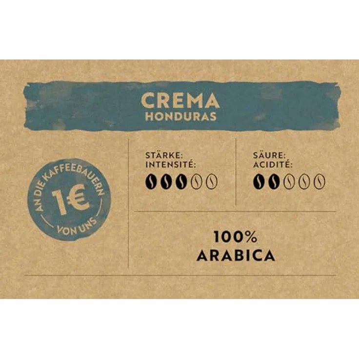 Café Royal Crema Honduras, 1000g Bohnen – Bild 4