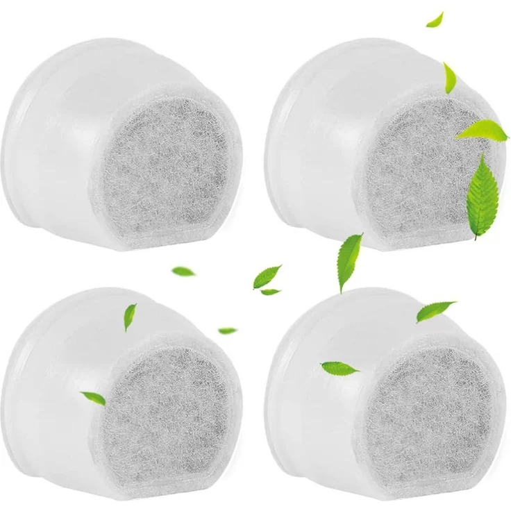 MyfatBOSS Ersatz-Aktivkohlefilter für Trinkbrunnen, 4er Pack für Drinkwell und PetSafe Modelle, doppelte Filtrationswirkung