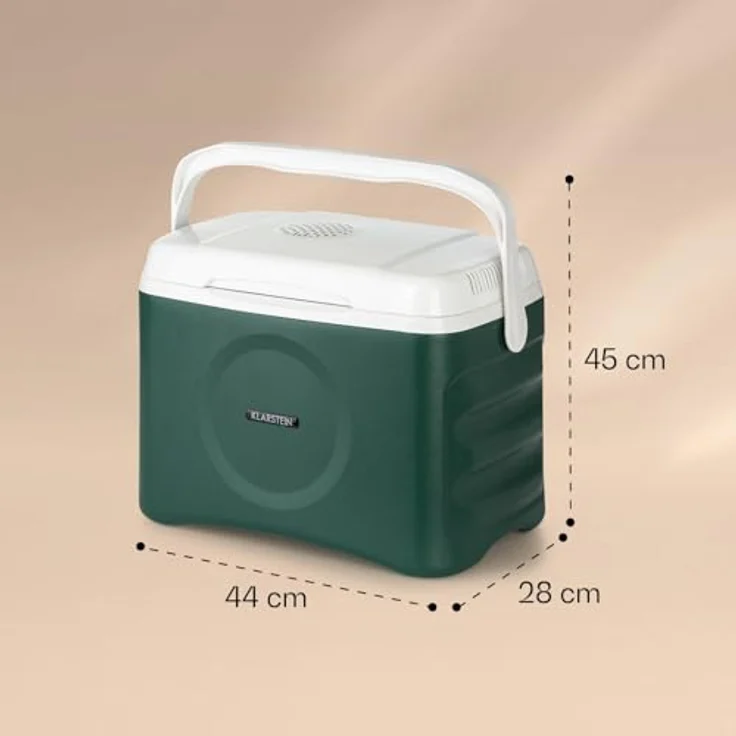 Klarstein BeerBelly 21 Thermoelektrische Kühlbox, Energieeffizienzklasse D, 21 Liter, Kühl-& Warmhaltefunktion, USB-Port, ECO-Modus, Grün - Preisvergleich – Bild 8