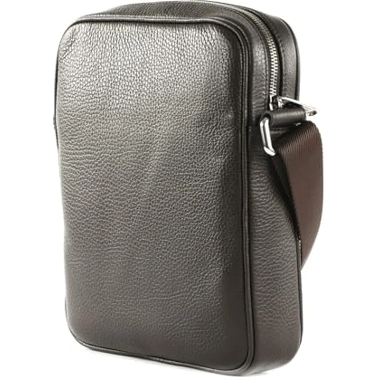 Mandarina Duck Beuteltasche Mellow Urban MWM02, genarbtes Kalbsleder, braun, 22 x 6 x 25 cm, Herren – Bild 4