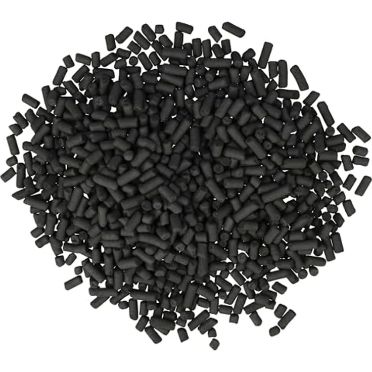vhbw Aktivkohle Pellets Nachfüllpack 2,5 kg, kompatibel mit Berbel BKF 83 DL/DLP, 3-4 mm Durchmesser, schwarz – Bild 3