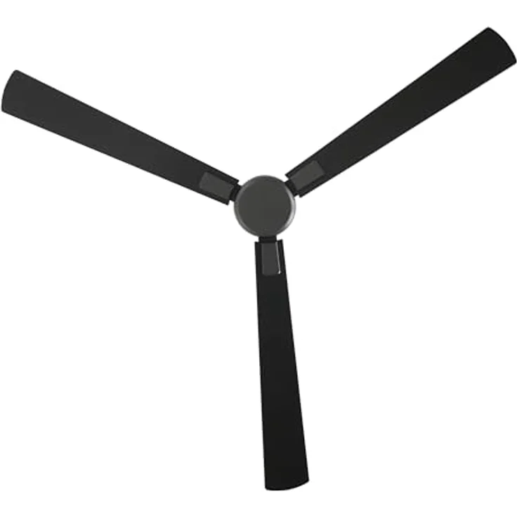 CASAFAN Eco Neo III, Energiespar Deckenventilator mit Fernbedienung, WiFi, 152 cm, basaltgrau mit Wendeflügel in Schwarz - Teak – Bild 7