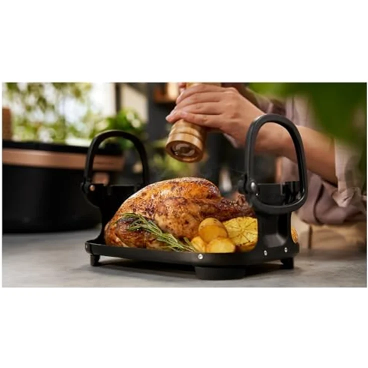 Philips Dampfgarer NX0960/90, Air Steam Cooker der Serie 7000, NutriFlavor Technologie, 1600,00 W, Silber – Bild 9