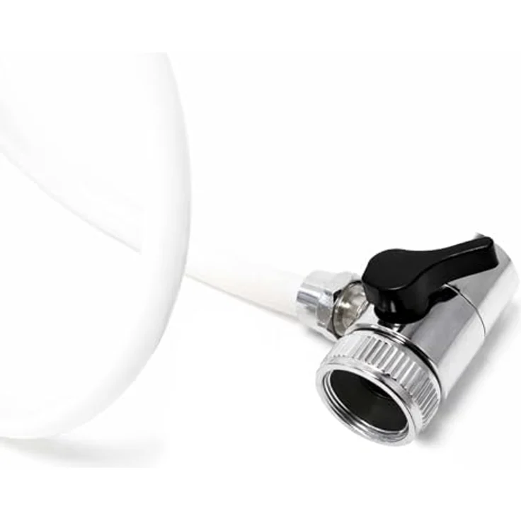 Naturewater Zweiwegehahn Wasserhahn Adapter für Auftischfilter, 7 mm Anschlussdurchmesser, Druckregulierung für sauberes Trinkwasser – Bild 5