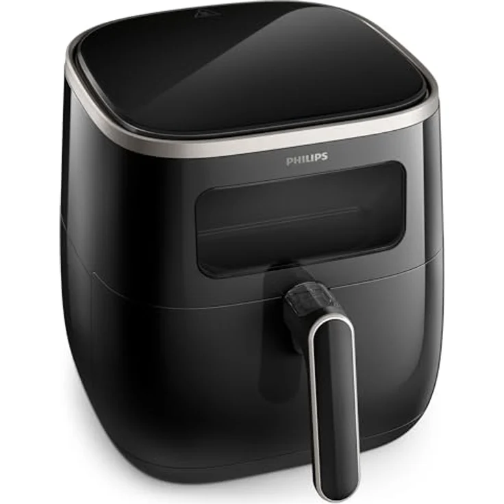 PHILIPS HD9257/80 Airfryer Fritteuse, 1 kg, 5,6 L Fassungsvermögen, transparentes Kochfenster, 14 in 1 Funktionen, 8 voreingestellte Programme, X-Large Airfryer – Bild 2