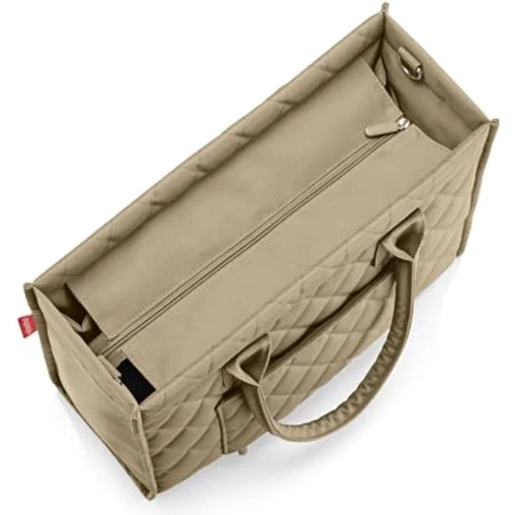 reisenthel Daily Shopper Tasche 42 cm mit Laptopfach, oliv, 100% Polyester, 42 x 17 x 35 cm – Bild 4