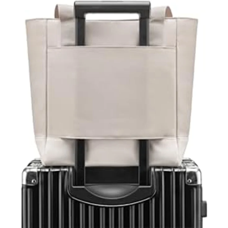 reisenthel Travelshopper Shopper Tasche, 52 cm, beige, 100% Polyurethan, ideal für Einkauf und Freizeit – Bild 9