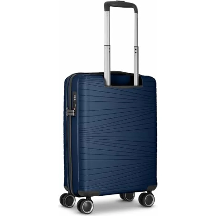 Franky Dallas 3.0 Hartschalen-Trolley mit 4 Rollen S 55 cm | Ausgestattet mit TSA-Schloss, Dehnfalte, Innenfächer, Leicht | Carry on Luggage für Männer-Frauen - Ideal für Flug-Geschäftsreisen – Bild 5